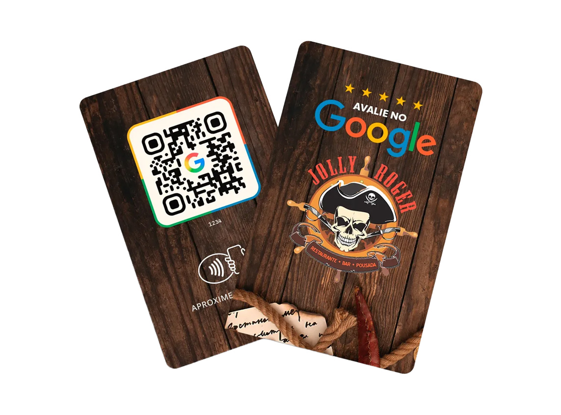 Cartão NFC Avaliação Personalizado